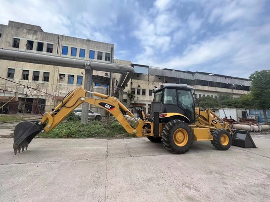 Pittura originale usata caricatore diesel Caterpillar 420F con 2017 Nabtesco Valvola idraulica