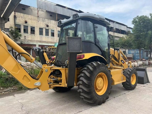 Pittura originale usata caricatore diesel Caterpillar 420F con 2017 Nabtesco Valvola idraulica