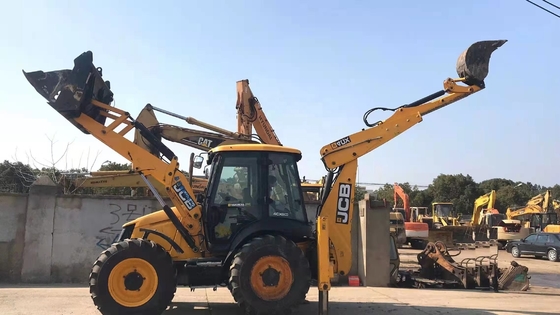 Jcb 4CX caricatore di retroescalatore usato da 20 tonnellate giapponese caricatore di vernice originale caricatore a ruote mobile