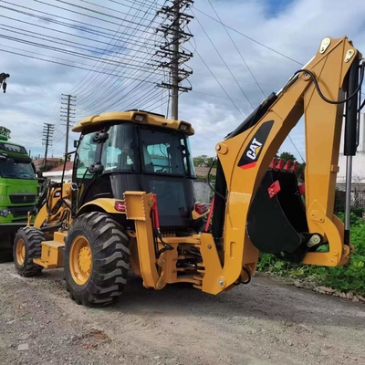 Originale Giappone 9TON EPA Motore cummis Caricatore idraulico di retroescalatore CAT 420F a Shanghai