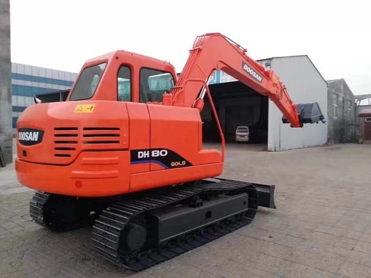 Escavatori Doosan DH80 usati con vernice originale e cilindro idraulico Liyuan in Giappone
