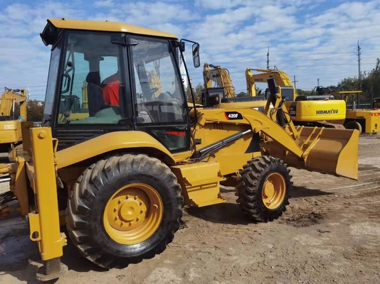 Vernice originale 9TON Giappone EPA Motore idraulico caricatore retroescalatore Caterpillar 420F CAT420F