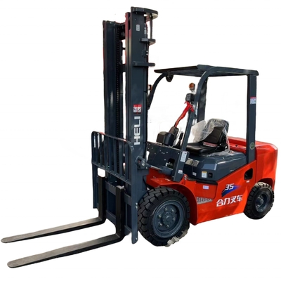 HELI 35 Mini camion di sollevamento pallet da 3,5 tonnellate con orario di lavoro ridotto e larghezza di forcella 940 mm