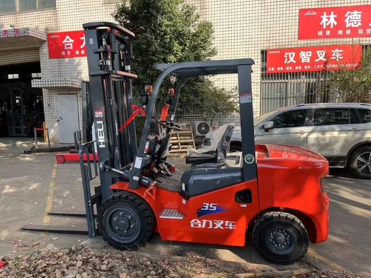 HELI 35 Mini camion di sollevamento pallet da 3,5 tonnellate con orario di lavoro ridotto e larghezza di forcella 940 mm