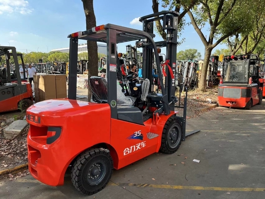 HELI 35 Mini camion di sollevamento pallet da 3,5 tonnellate con orario di lavoro ridotto e larghezza di forcella 940 mm