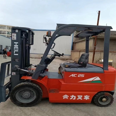 1 tonnellata Heli AC25 Used Forklift EPA Engine Vernice originale facile da usare