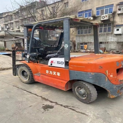 K50 5 tonnellate di carrello elevatore a forchetta diesel Elicottero per carrello elevatore con 0-2000 ore di lavoro