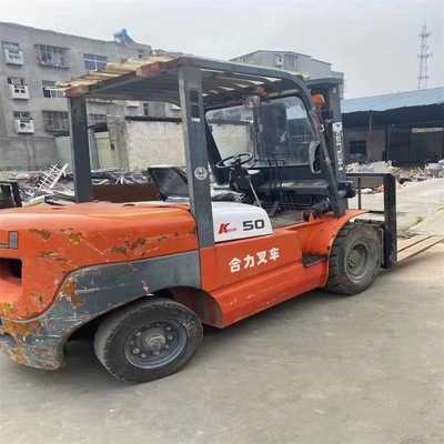 K50 5 tonnellate di carrello elevatore a forchetta diesel Elicottero per carrello elevatore con 0-2000 ore di lavoro