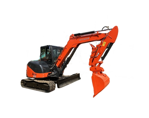 6.5t mini escavatore Hitachi ZX65U retroescalatore idraulico usato ZX65U Deft design Giappone