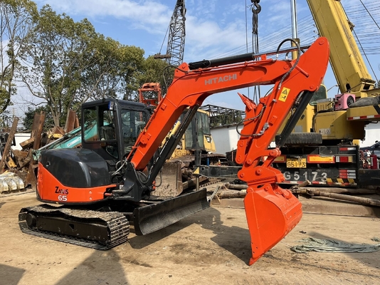 6.5t mini escavatore Hitachi ZX65U retroescalatore idraulico usato ZX65U Deft design Giappone