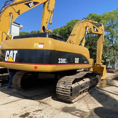 Peso della macchina 3000 kg Escavatore a trascinatore CAT 330 di seconda mano con altra valvola idraulica