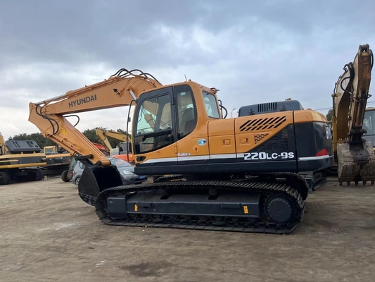 Hyundai Used Excavator 220lc-9s EPA Engine Shanghai 22T Crawler Digger a prezzi accessibili