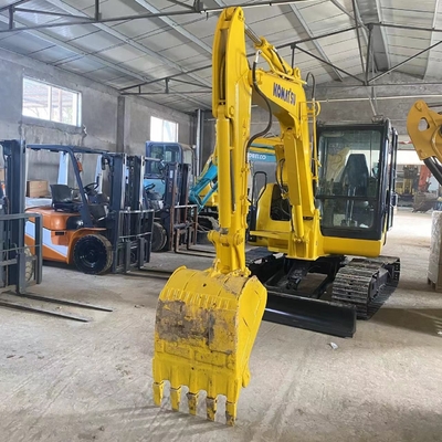 Basso orario di lavoro utilizzato Komatsu PC56 Mini Piccolo escavatore per l'efficienza della costruzione
