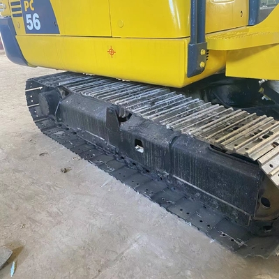 Basso orario di lavoro utilizzato Komatsu PC56 Mini Piccolo escavatore per l'efficienza della costruzione