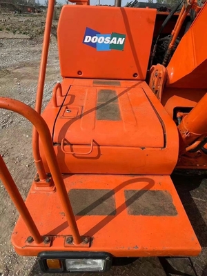 Escavatore a ruote usato DOOSAN DX140W-7 con vernice originale e motore Cummins 112kW