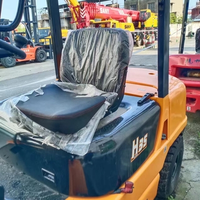 Buone condizioni HANGCHA H35 3,5 tonnellate Diesel Power Pallet Lifting Truck con larghezza di forcella 1100mm