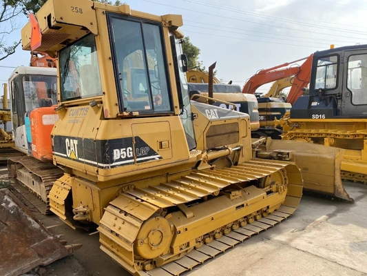 CAT D5G Bulldozer di seconda mano per lavori di costruzione con dimensioni 5447*3442*3160mm
