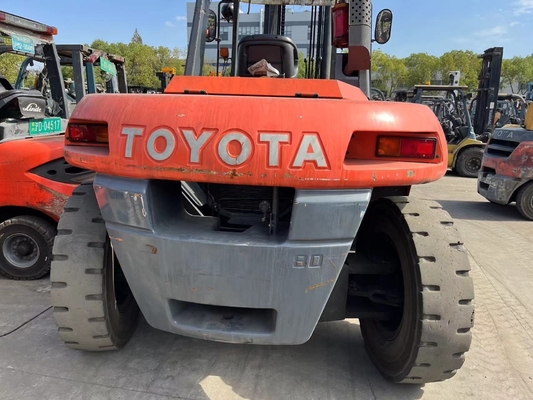 Nice Performance Giappone Originale TOYOTA FD80 8ton Diesel carrello elevatore per magazzino