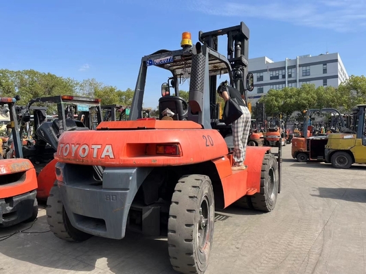 Nice Performance Giappone Originale TOYOTA FD80 8ton Diesel carrello elevatore per magazzino