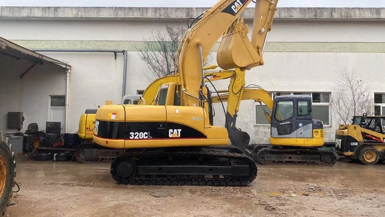 Escavatore giapponese CAT 320CL utilizzato Good Performance Hydraulic Digger a Shanghai