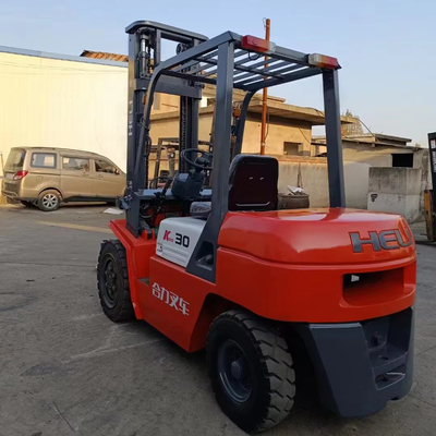 Colore originale 3 tonnellate di seconda mano HELI CPCD30 carrello elevatore diesel in perfette condizioni di funzionamento
