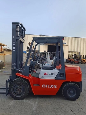 Colore originale 3 tonnellate di seconda mano HELI CPCD30 carrello elevatore diesel in perfette condizioni di funzionamento