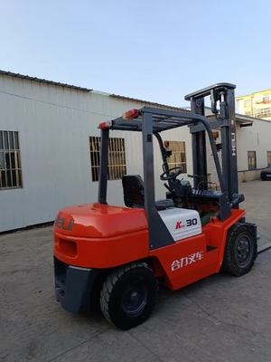 Colore originale 3 tonnellate di seconda mano HELI CPCD30 carrello elevatore diesel in perfette condizioni di funzionamento