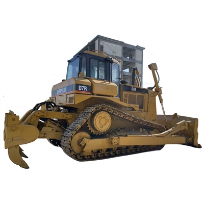 180kw di seconda mano Caterpillar Crawler Dozer Bulldozer originale CAT d7r con negozio di cibo
