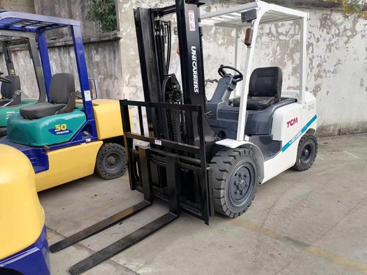 Giappone Usato Original Diesel forklift 6t camion da forchetta TCM 3 tonnellate con motore originale