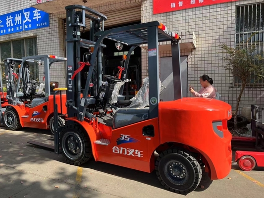 3500 KG Heli 35 3,5 tonnellate di carrello elevatore usato in buone condizioni per le piccole imprese