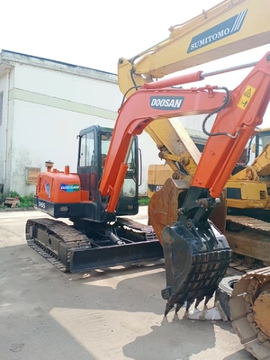 5Escavatore a scarico Doosan DH55 da 5 tonnellate con motore coreano originale e 0-2000 ore di lavoro