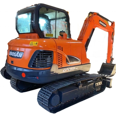 Basso consumo energetico Escavatore Doosan DX55 per la costruzione Peso operativo 5.25TON