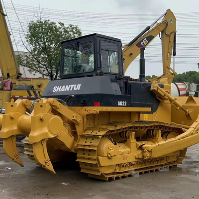 Shantui SD22 Piccolo bulldozer Usato 220 Bulldozer per terra asciutta con cilindro idraulico