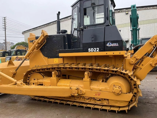 Shantui SD22 Piccolo bulldozer Usato 220 Bulldozer per terra asciutta con cilindro idraulico