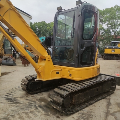 Miniescavatore giapponese Komatsu PC55MR da 5,5 tonnellate di seconda mano con pompa idraulica originale