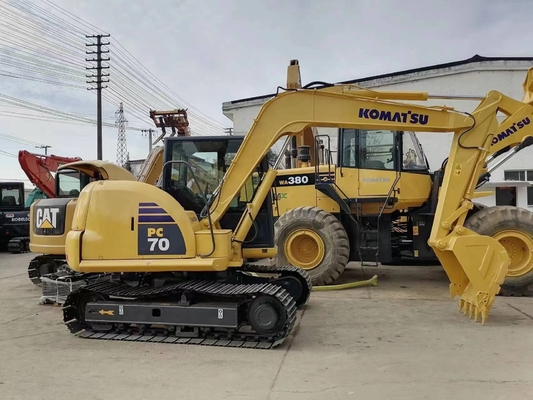 Komatsu PC70 Crawler Excavator 7 Ton Digger con 0-2000 ore di lavoro Giappone Import