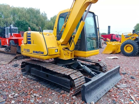 Giappone Originale Komatsu PC60 Escavatore 6 Ton Crawler Digger con 0.35m3 Bucket