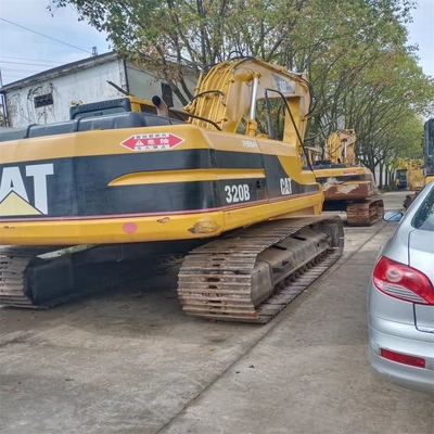 Macchine per lo spostamento della terra di seconda mano Cat 320B Excavator Caterpillar con colore originale