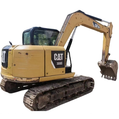 Anno 2022 Escavatore a trascinatore usato Cat308E2 8 tonnellate di peso operativo per la costruzione