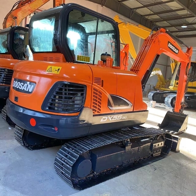 40KW DOOSAN DX55 escavatore basso consumo energetico 5.5 tonnellate peso operativo conveniente