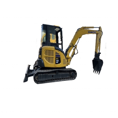 Vantaggi Alta efficienza di lavoro 0,3m3 Capacità del secchio Escavatore Komatsu PC50 utilizzato