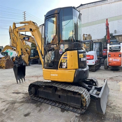 Vantaggi Alta efficienza di lavoro 0,3m3 Capacità del secchio Escavatore Komatsu PC50 utilizzato