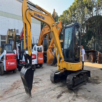 Vantaggi Alta efficienza di lavoro 0,3m3 Capacità del secchio Escavatore Komatsu PC50 utilizzato