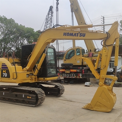 Alta efficienza di lavoro 7 tonnellate Komatsu PC70 escavatore 99% 2023 originale giapponese per il vostro