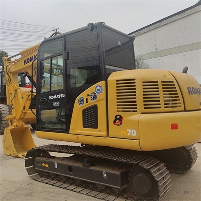 Alta efficienza di lavoro 7 tonnellate Komatsu PC70 escavatore 99% 2023 originale giapponese per il vostro