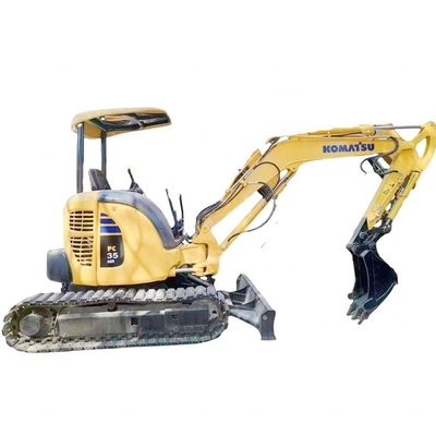 Colore originale utilizzato KOMATSU PC35 Escavatore a trascinatore multifunzione 3500 KG di alta qualità