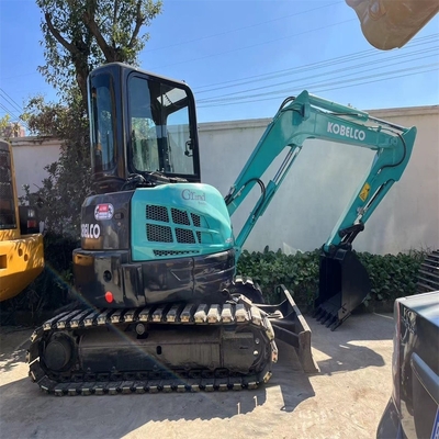 Miniescavatore di seconda mano Kobelco SK55SR da 5,5 tonnellate Cabina usata 0-2000 Ore di lavoro