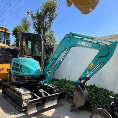 Miniescavatore di seconda mano Kobelco SK55SR da 5,5 tonnellate Cabina usata 0-2000 Ore di lavoro