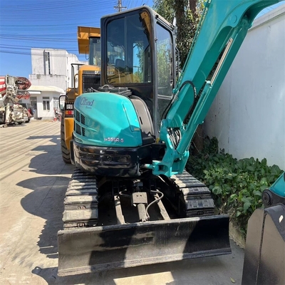 Miniescavatore di seconda mano Kobelco SK55SR da 5,5 tonnellate Cabina usata 0-2000 Ore di lavoro