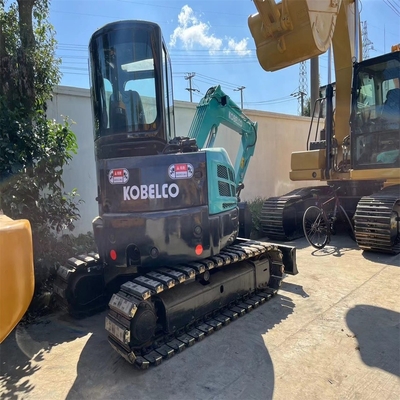 Miniescavatore di seconda mano Kobelco SK55SR da 5,5 tonnellate Cabina usata 0-2000 Ore di lavoro